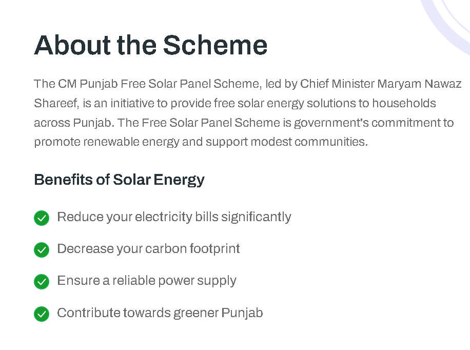 Solar Scheme Application Status 2026