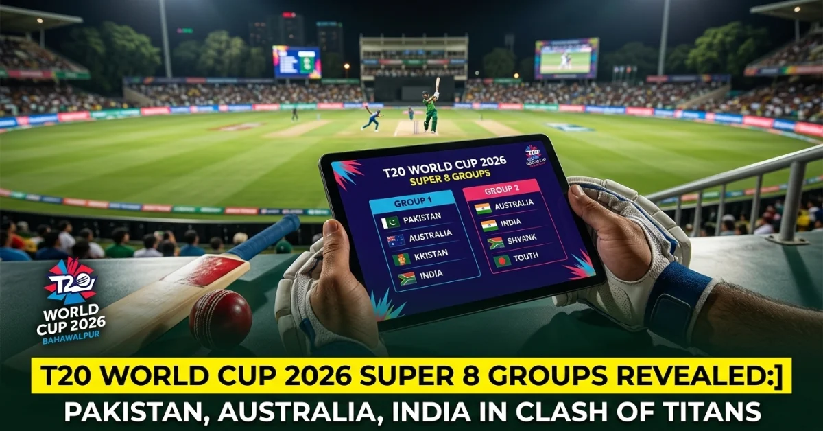 T20 World Cup 2026 Super 8 Groups