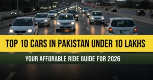 Top 10 Cars in Pakistan Under 10 Lakhs 2026