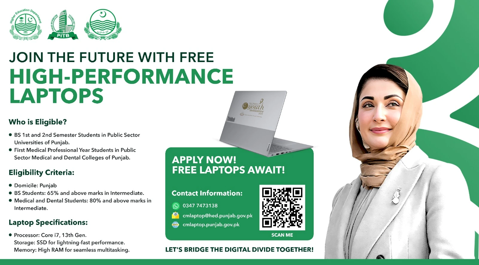 CM Punjab Laptop Scheme 2026 Online Registration