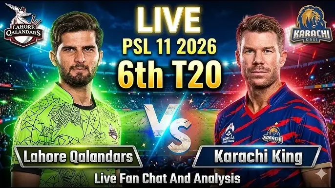 psl live score today match 2026