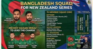 Bangladesh Squad for New Zealand Series: Continuity Over Change as Tigers Eye Series Victory 2026