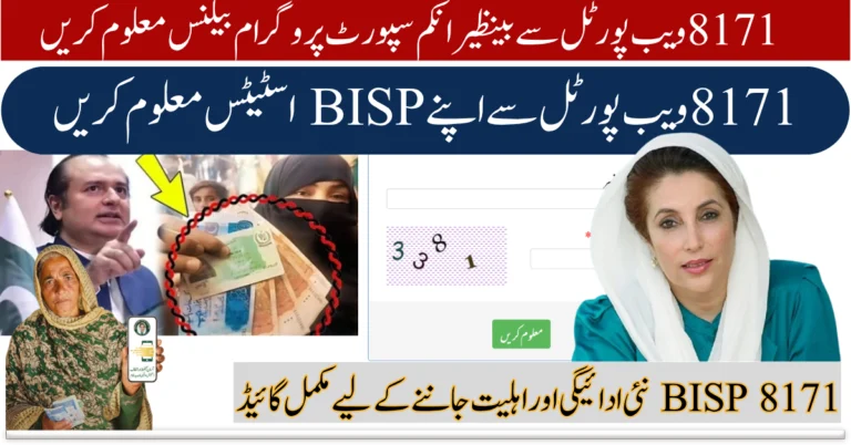 BISP 8171 Result Check Online by CNIC