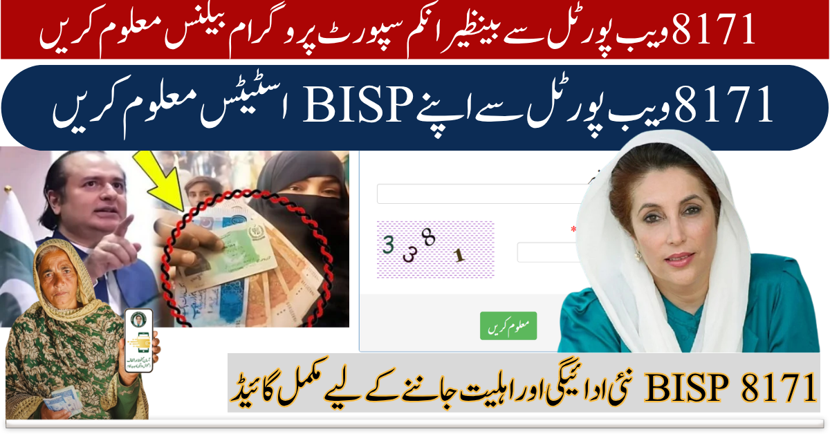 BISP 8171 Result Check Online by CNIC