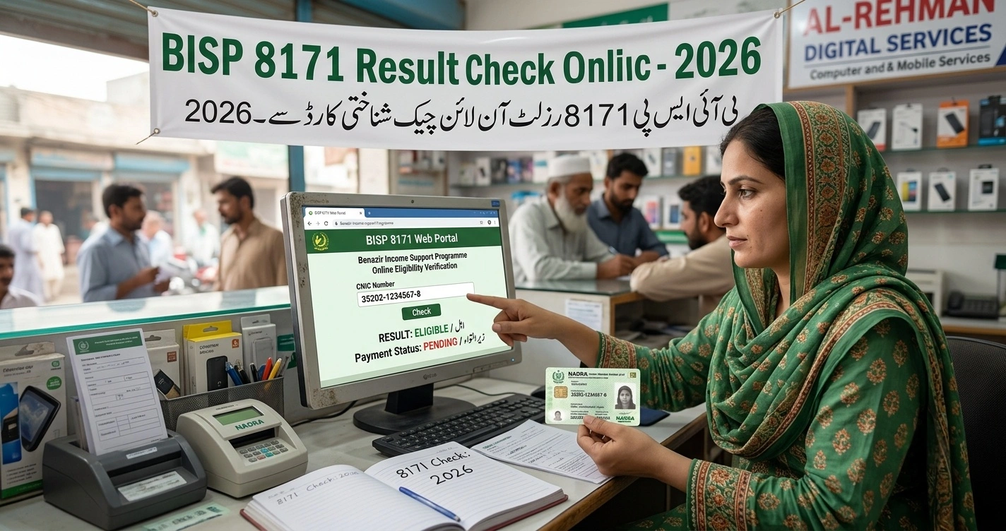 BISP 8171 Result Check Online By CNIC 2026