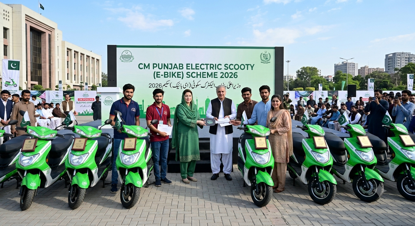 CM Punjab Electric Scooty (E-Bike) Scheme 2026